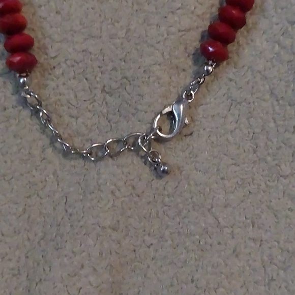 turquoise stone/beaded necklace - Picture 3 of 3